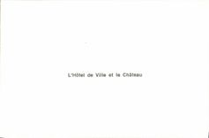 MODERN CARD Saumur the Castle and Bors of the Loire