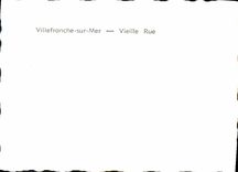 CPM Villefranche Sur Mer Vieille Rue