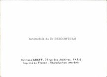 CPM Oradour sur Loire Automobile du Dr Desourteau Militaria 