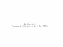CPM Oradour Sur Glane Le cimetiere Tombeau des 642 martyrs Militaria
