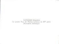 CPM Locronan La Grand Tour de L'Eglise Gothique du 15eme