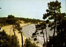 MODERN CARD Corniche of St Georges de Didonne has Meschers Plage of Suzac