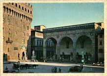 CPM Firenze La Loggia Dei Lanzi Fu Eretta Nei Da Benei Di Clone