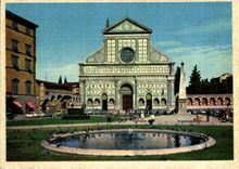POSTAL MODERNA la novela corta de la plaza S Maria de Firenze tiene lates si Notano Obelischi debido