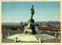 POSTAL MODERNA Firenze Piazzale Michelangelo Posto fue Sommita Di Una Delle Diu Caratteristiche Colline