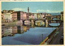 POSTAL MODERNA pez gordo Santa Trinita Costruito NEI de Firenze