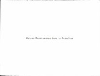CPM Maison Renaissahce Dans La Grand Rue
