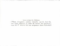 CPM Les Ruines Du Chateau
