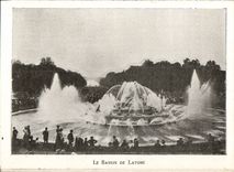 MODERN CARD Versailles the Basin De Latone