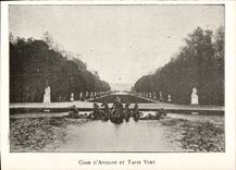 MODERN CARD Versailles Tank Of Apollo And Green Carpet