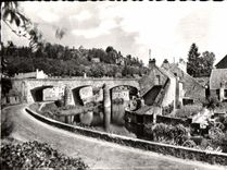 CPM Avallon Vallee Du Cousin Le Pont De Pierre A Cousin Le Pont