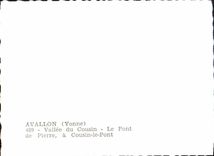 CPM Avallon Vallee Du Cousin Le Pont De Pierre A Cousin Le Pont