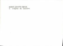 MODERN CARD Mount Sainte Odile the Church Of the Convent