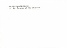 MODERN CARD Mount Sainte Odile the Terrace And Vaults