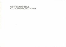 MODERN CARD Mount Sainte Odile the Terrace Of the Convent