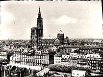 POSTAL MODERNA Estrasburgo el paladar de Rohan y de la catedral