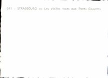 POSTAL MODERNA las mujeres mayores de Estrasburgo viajan con los puentes cubiertos