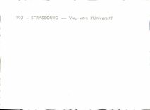 POSTAL MODERNA Estrasburgo vista hacia la universidad