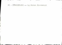 POSTAL MODERNA Estrasburgo la casa de Kammerzell