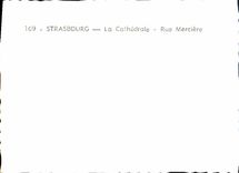 POSTAL MODERNA Estrasburgo la calle Merciere de la catedral