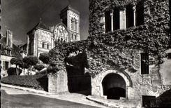 MODERN CARD Vezelay Abbey church Of the Madeleine the old Vault Of the Ursulines