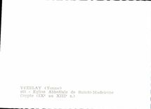 MODERN CARD Vezelay Abbey church Of Sainte Madeleine Crypt