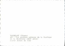 MODERN CARD Vezelay View Aerienne Of the Basilica Of the Madeleine Stereotypes Air force