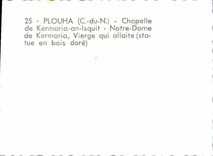 CPM Plouha Chapelle De Kermaria An Isquit Notre Dame De Kermaria Vierge Qui allaite
