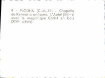 MODERN CARD Plouha Vault De Kermaria Year Isquit the furnace bridge With Splendid Christ Out of Wooden