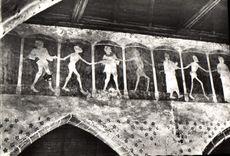 MODERN CARD Plouha Vault De Kermaria Year Isquit the interior Fresco