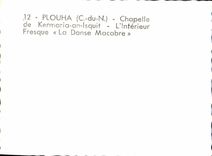 CPM Plouha Chapelle De Kermaria An Isquit L'interieur Fresque