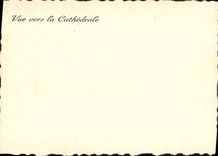 MODERN CARD Seen Towards the Langres Cathedral