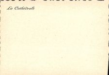 MODERN CARD the Langres Cathedral