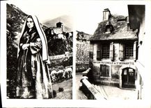 MODERN CARD Heavy Sainte Vernadette Paternal House Of Sainte Bernadette