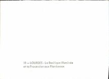 MODERN CARD Heavy the Illuminee Basilica And the Procession With the Torches