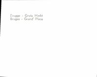 POSTAL MODERNA lugares magníficos de Brujas Grote Markt Brujas