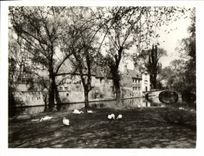 POSTAL MODERNA Brujas entrada de Beguinage