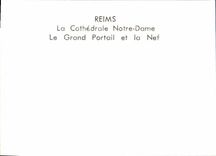 CPM Reims La Cathedrale Notre Dame Le Grand Portail Et La Nef