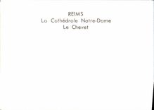 CPM Reims La Cathedrale Notre Dame Le Chevet