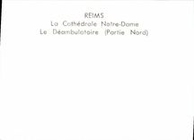 CPM Reims La Cathedrale Notre Dame Le Deambulatoire