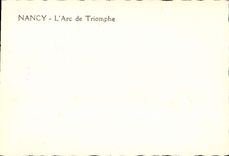 CPM Nancy L'Arc De Triomphe