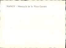 CPM Nancy Hemicycle De La Place Carriere
