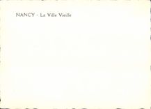 CPM Nancy La Ville Vieille