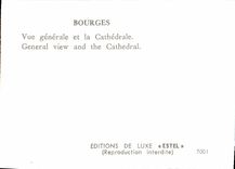 POSTAL MODERNA opinión de Bourges y la catedral