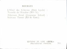 POSTAL MODERNA Bourges el hotel de Ecevins
