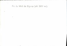 MODERN CARD Peak of the South of Bigorre Observatory