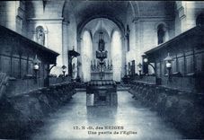 POSTAL Notre Dame de la VENDIMIA de la pieza de las nieves de la iglesia