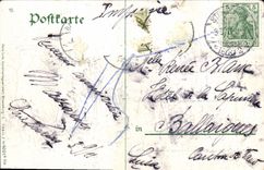 CPA Gruss aus dem Elsass Souvenir de l'Alsace Folklore