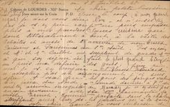 VINTAGE POSTCARD Martyrdom of Doors