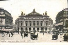 CPA Paris l'Opera Edite par le Bon Marche Paris